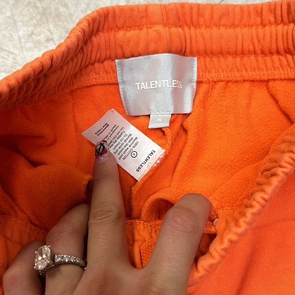 $$ talentless size small joggers orange - Picture 3 of 4